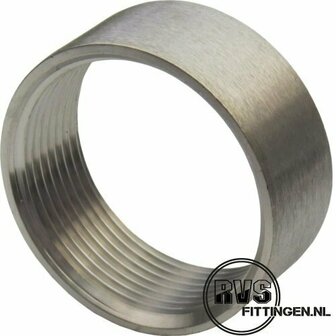 RVS Halve sok 1/2&quot; OD 26.4mm