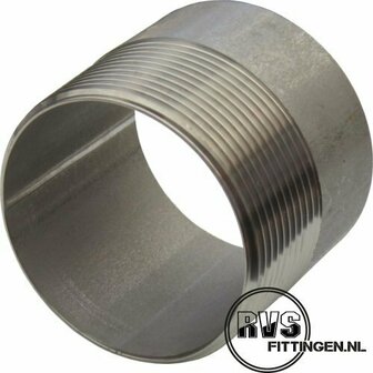 RVS Lasnippel 3/8&quot;x30mm