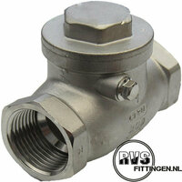 RVS Terugslagklep type SWING 1.1/2"