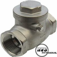 RVS Terugslagklep type SWING 1.1/4"