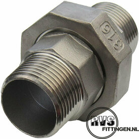 RVS Koppeling bu-bu vlak 1.1/2"