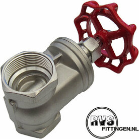 RVS Schuifafsluiter 2.1/2"