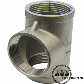 RVS T-stuk 3/8"