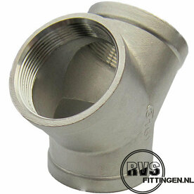 RVS Y-stuk 1.1/2"
