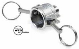 RVS Camlock Koppeling Type B vrouwelijk x bsp buitendraad 4''