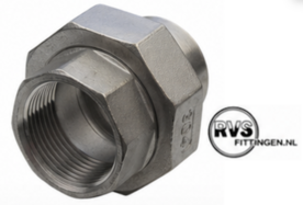 RVS Koppeling bi-las con 2.1/2"
